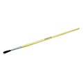 Weiler 5/32" Marking Brush, Black Bristle, 15/16" Trim Length, Long Handle 41005